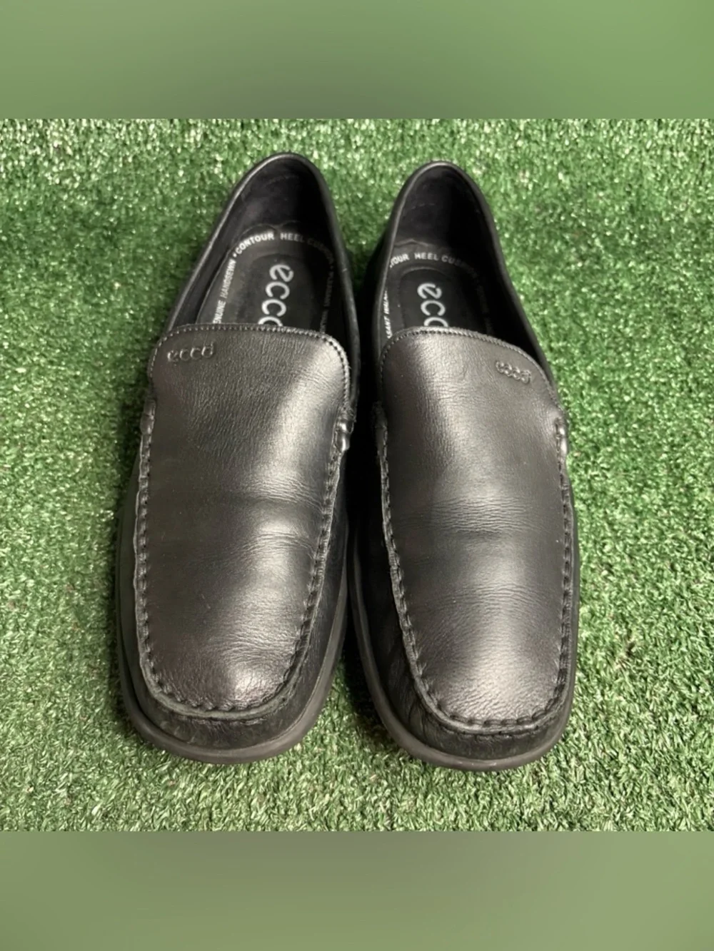 ECCO Leather Classic Moc Slip on Driving Loafer Size US 9 / 9.5 EU 43‎